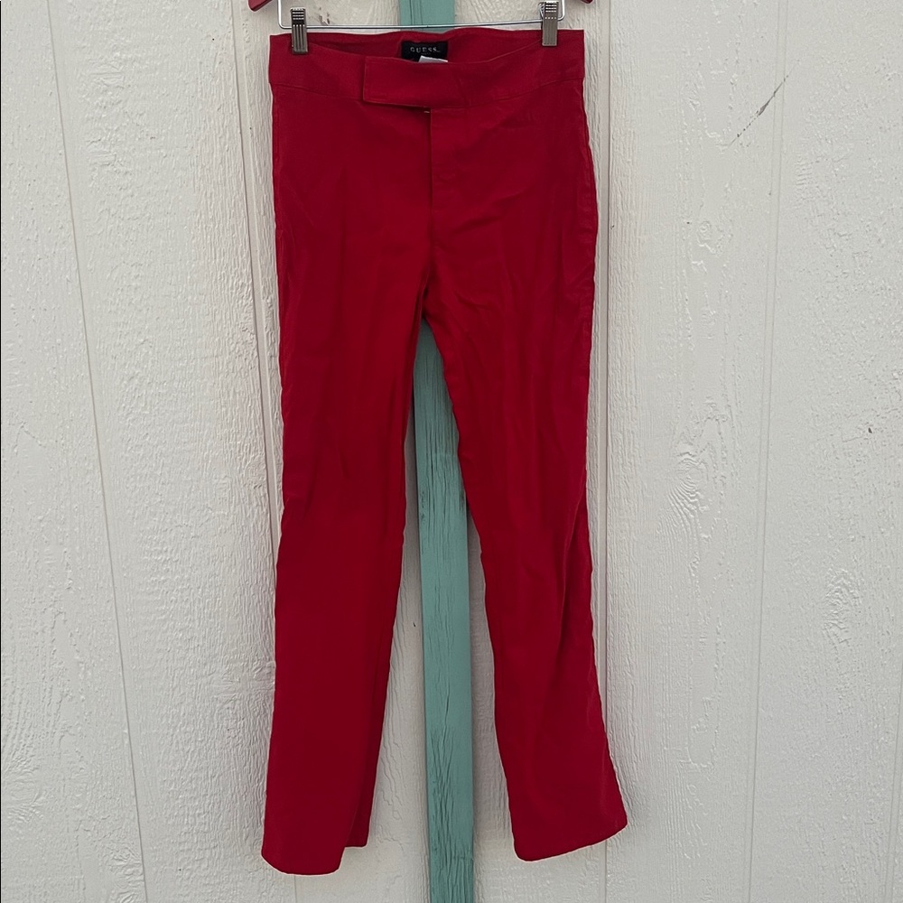 Vintage 2000’s Guess USA Red Pants size 32